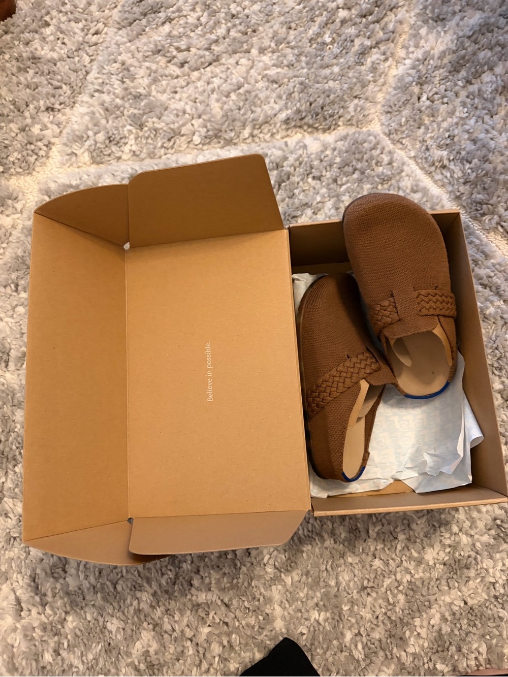 Rothy's Braided Slip-On Mule in Acorn - Picture 4 of 8